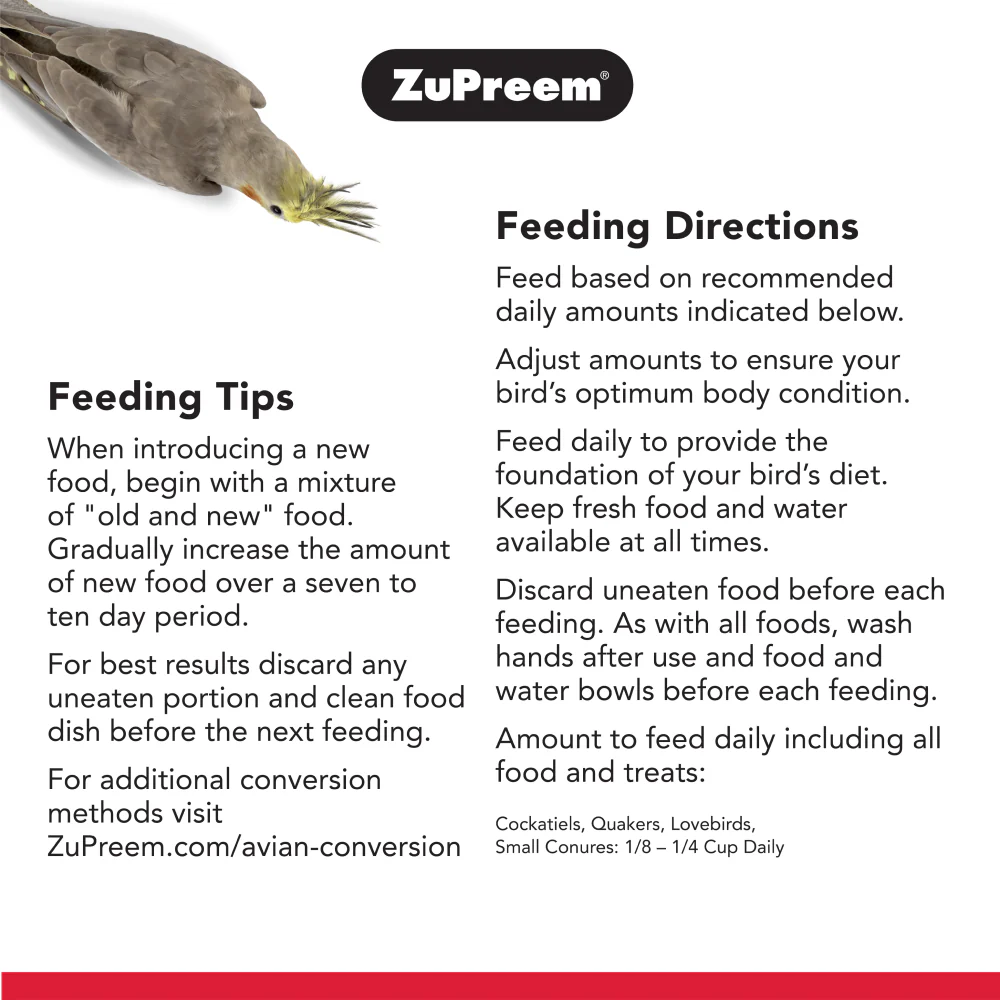 ZuPreem Natural Avian Pellet Diet for Medium Birds - Image 3