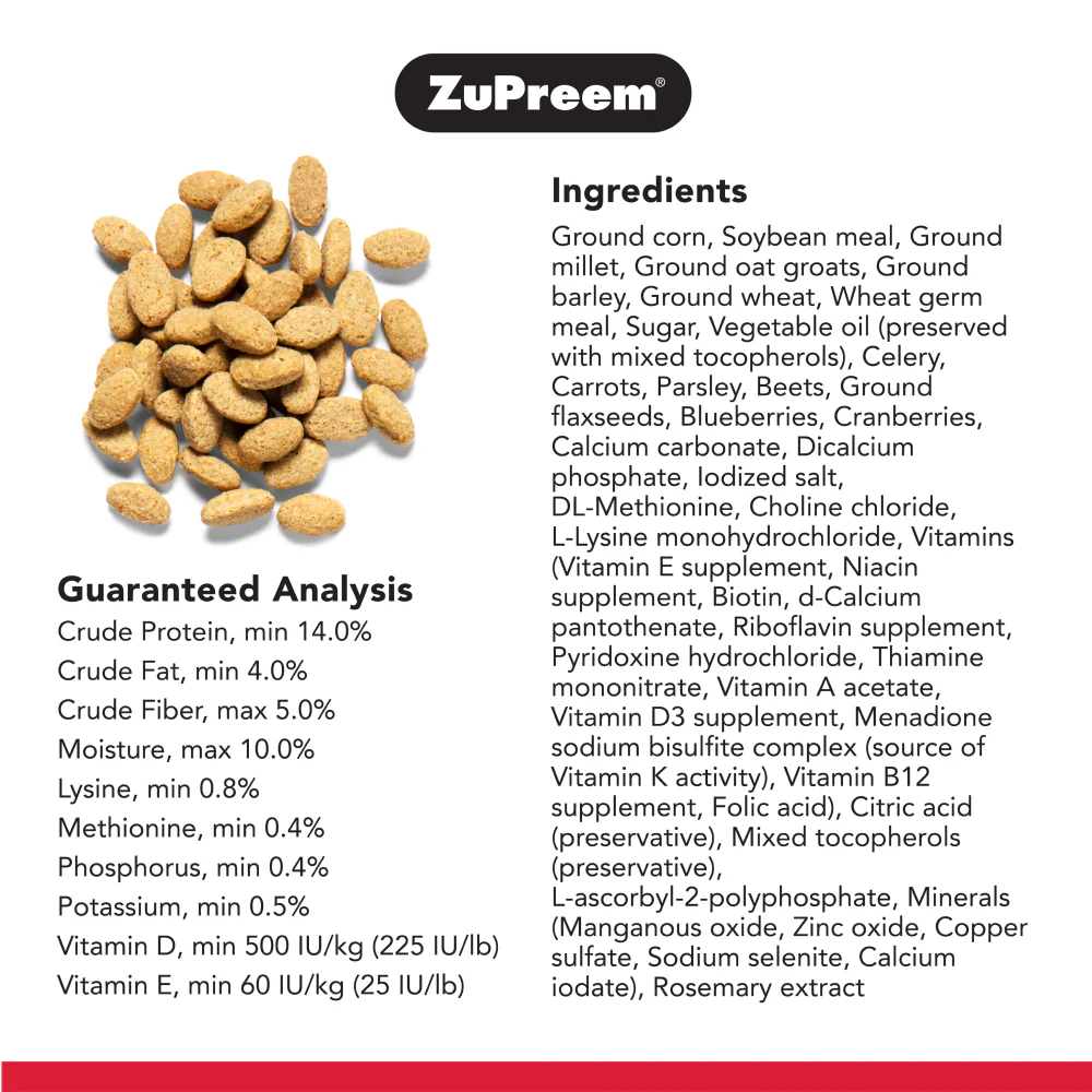 ZuPreem Natural Avian Pellet Diet Medium & Large Bird Food - Image 4